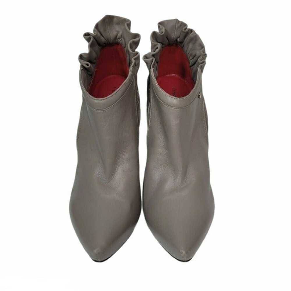 Cesare Paciotti 39 Grey Leather Booties - image 3