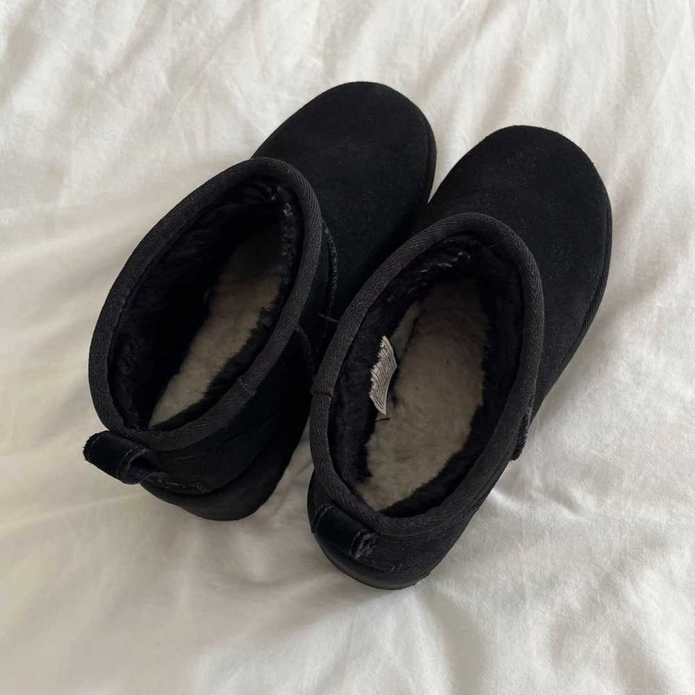 UGG Ultra Mini Black 23.5 Thick Sole - image 6