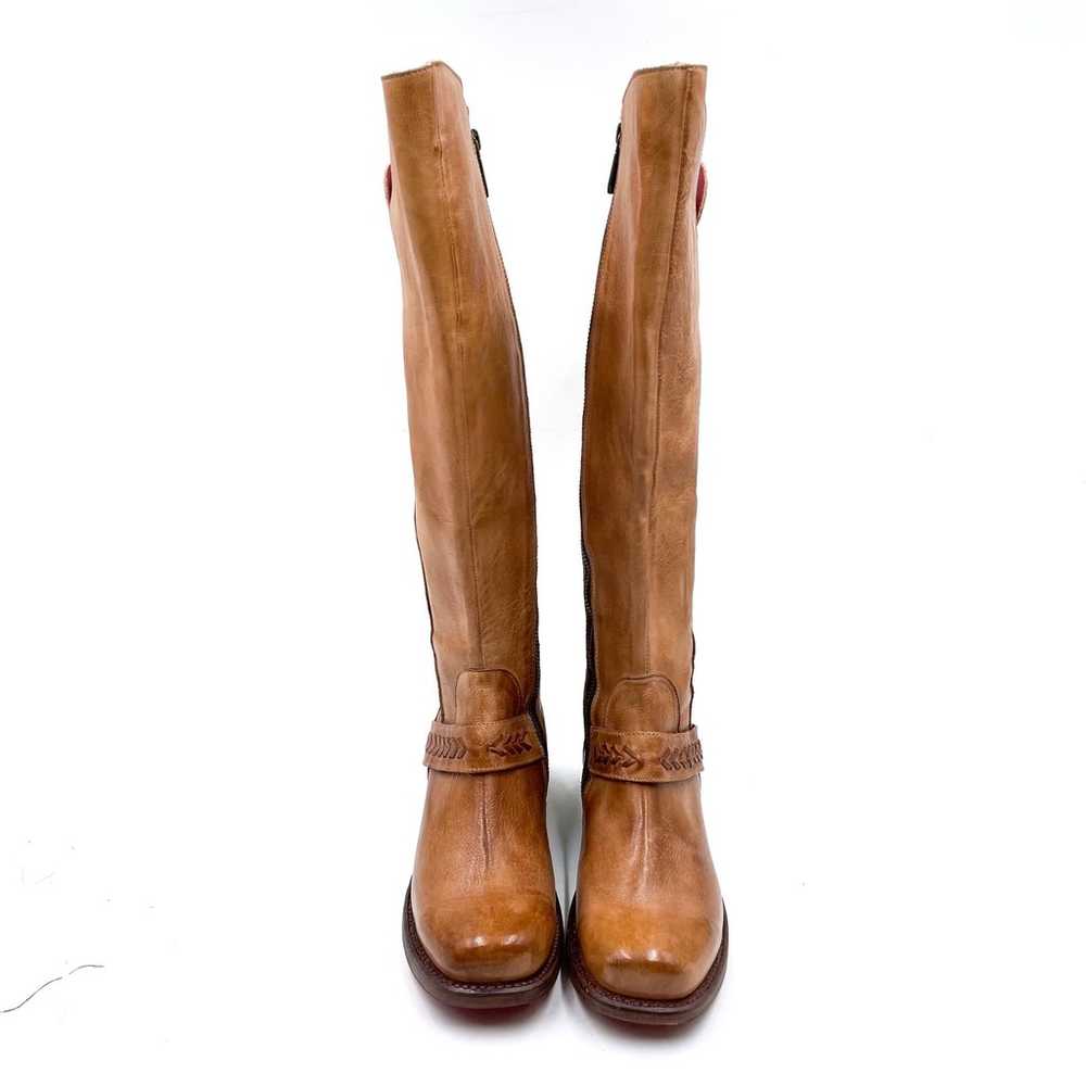 Bed Stu Takoma Riding Boots Tan Leather Knee Tall… - image 5