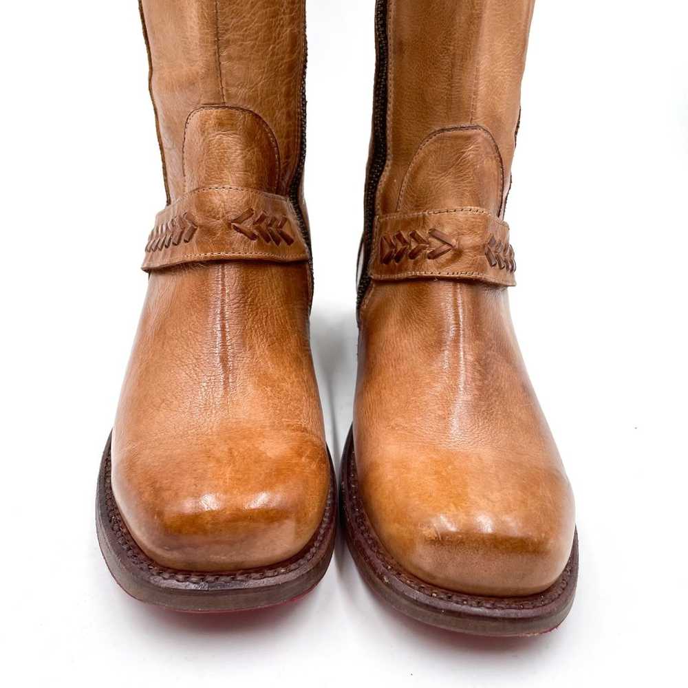 Bed Stu Takoma Riding Boots Tan Leather Knee Tall… - image 6