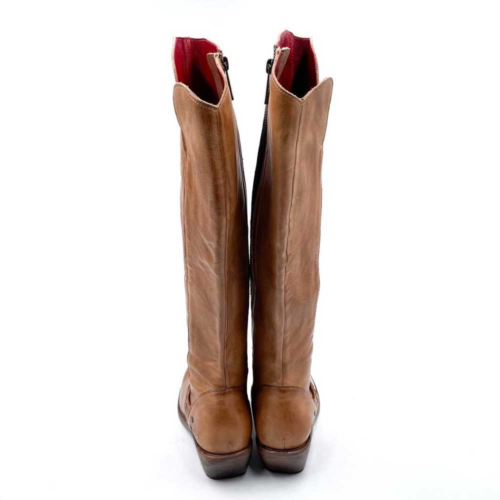 Bed Stu Takoma Riding Boots Tan Leather Knee Tall… - image 9