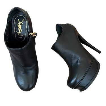 Yves Saint Laurent Womens Tribute 105 Black Leath… - image 1