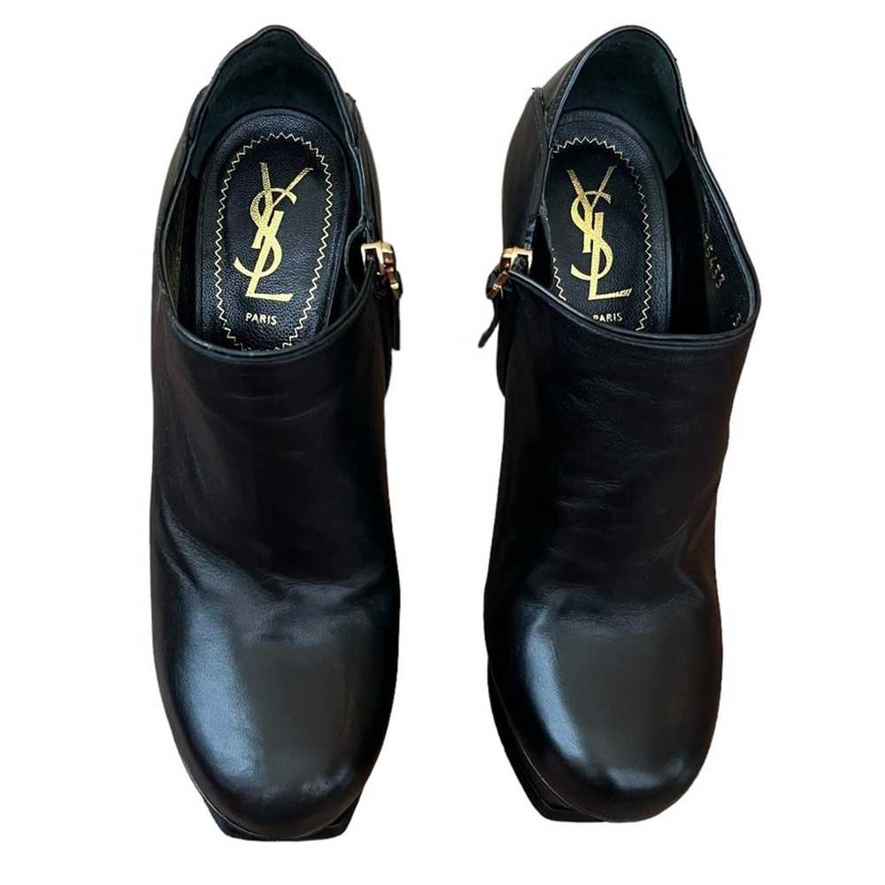 Yves Saint Laurent Womens Tribute 105 Black Leath… - image 3