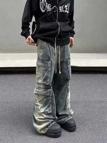 Japanese Brand × Jean × Streetwear Baggy Cargo Den