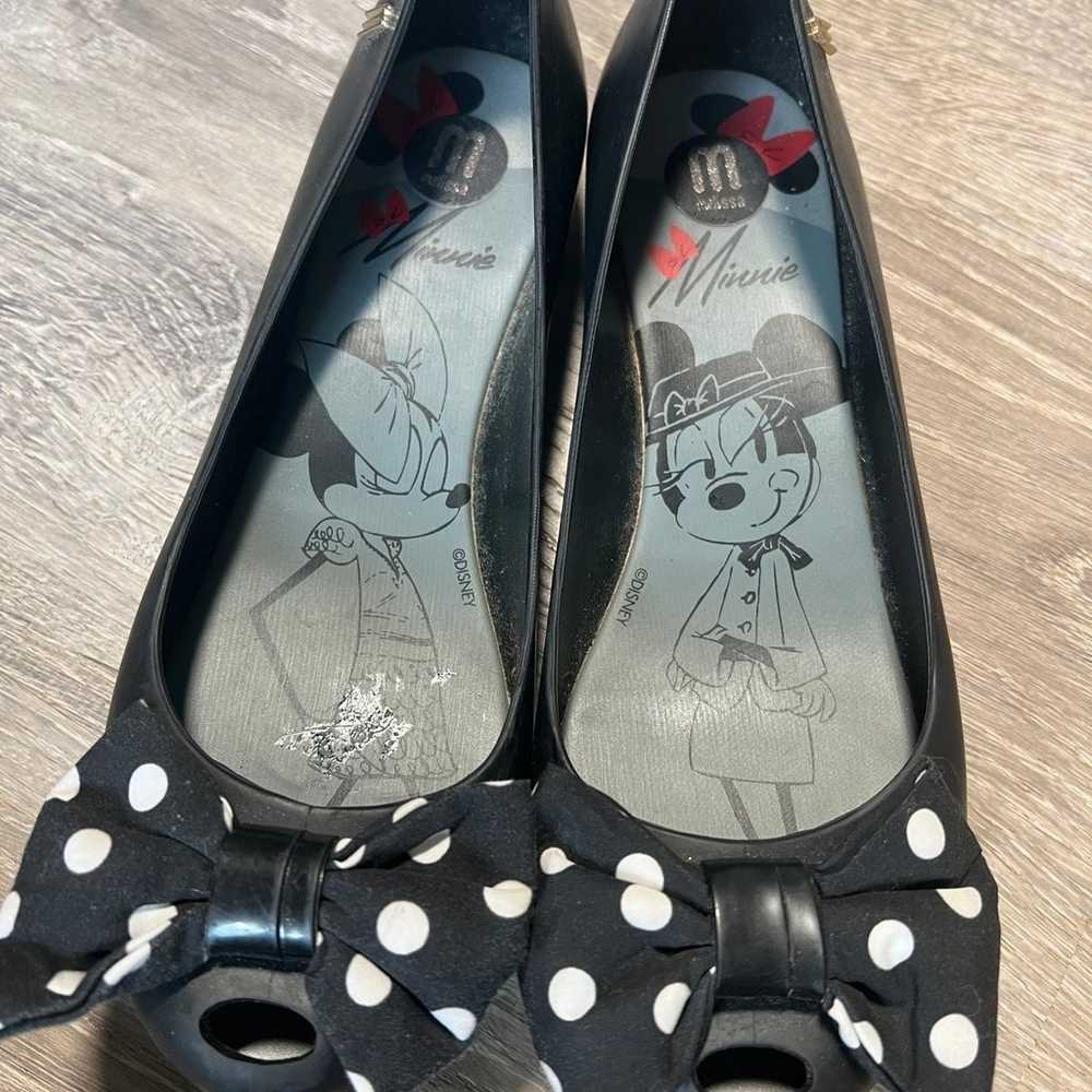 Melissa Minnie Mouse Disney Flat- Polka Dot Bow - image 1