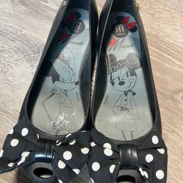 Melissa Minnie Mouse Disney Flat- Polka Dot Bow - image 1