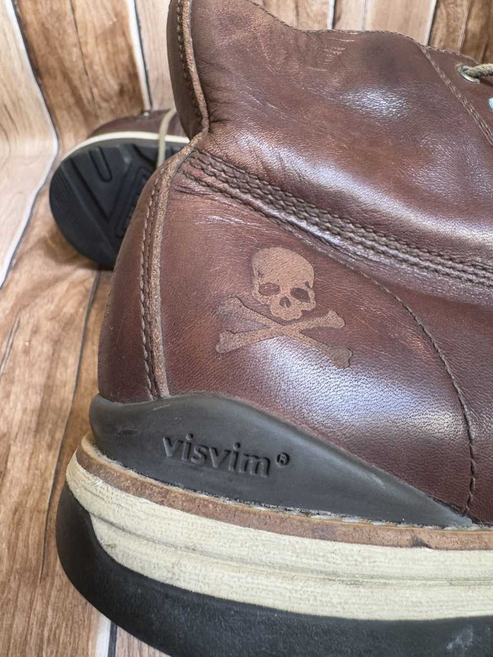 Mastermind Japan × Visvim 7 holes moc toe leather… - image 9