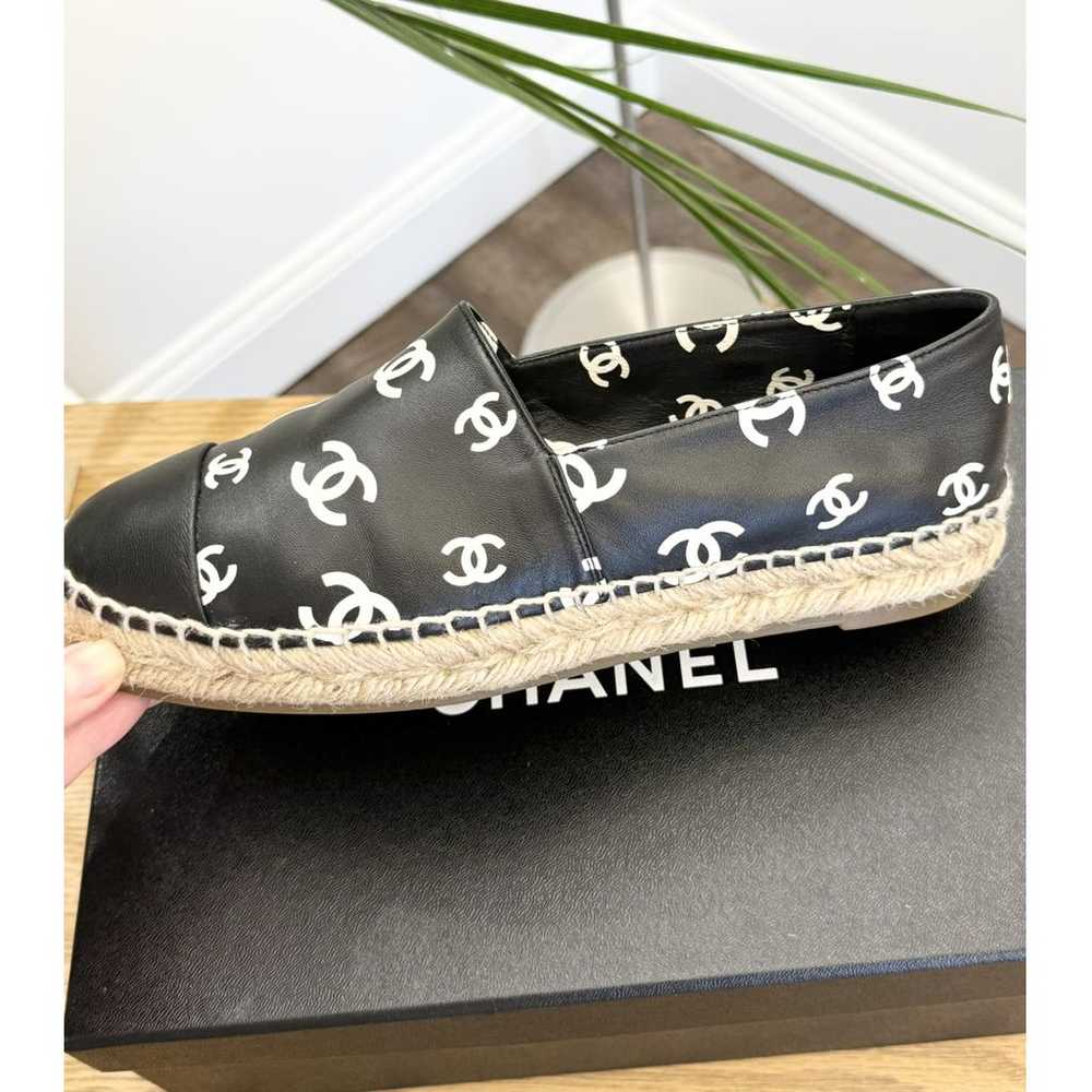 Chanel Leather espadrilles - image 8