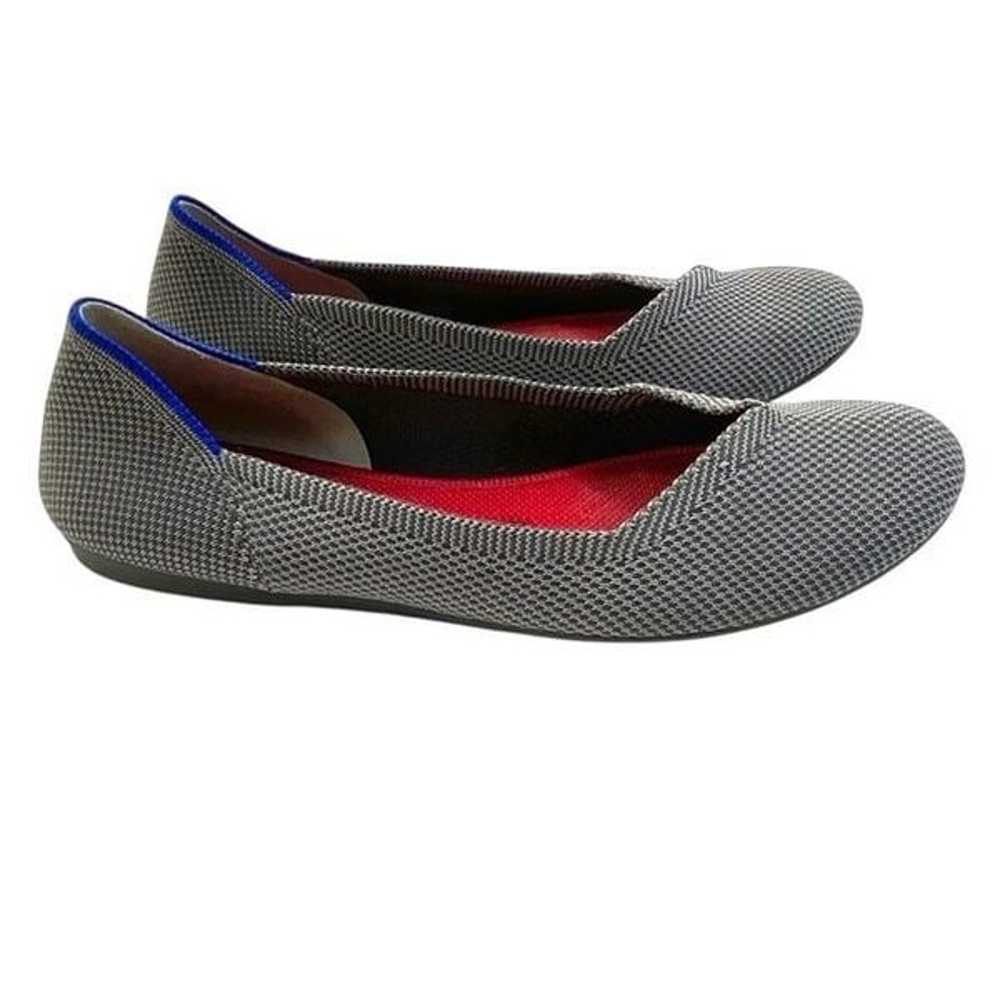 Rothy's The Flat Pebble Grey Slip On Flats Size 7 - image 7