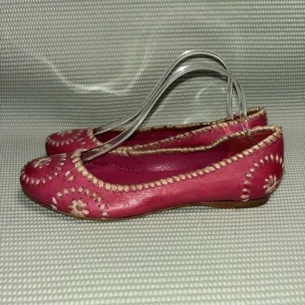 Jack Rogers Slim Jute Leather Twill Flats Shoes W… - image 3