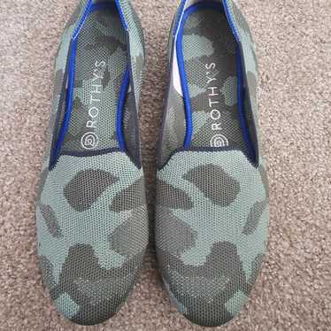 Rothys Camo Loafers 8.5