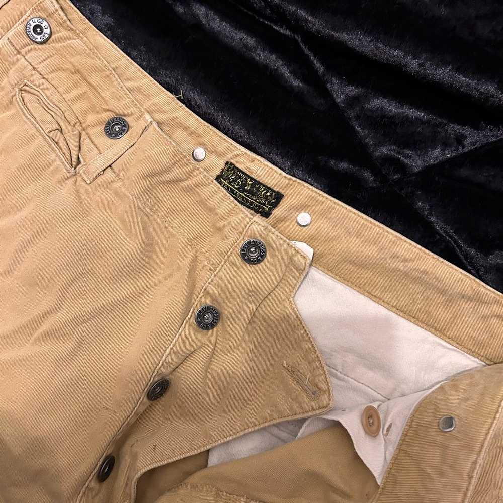 Y2K distressed cropped Khakis (vintage) - image 4