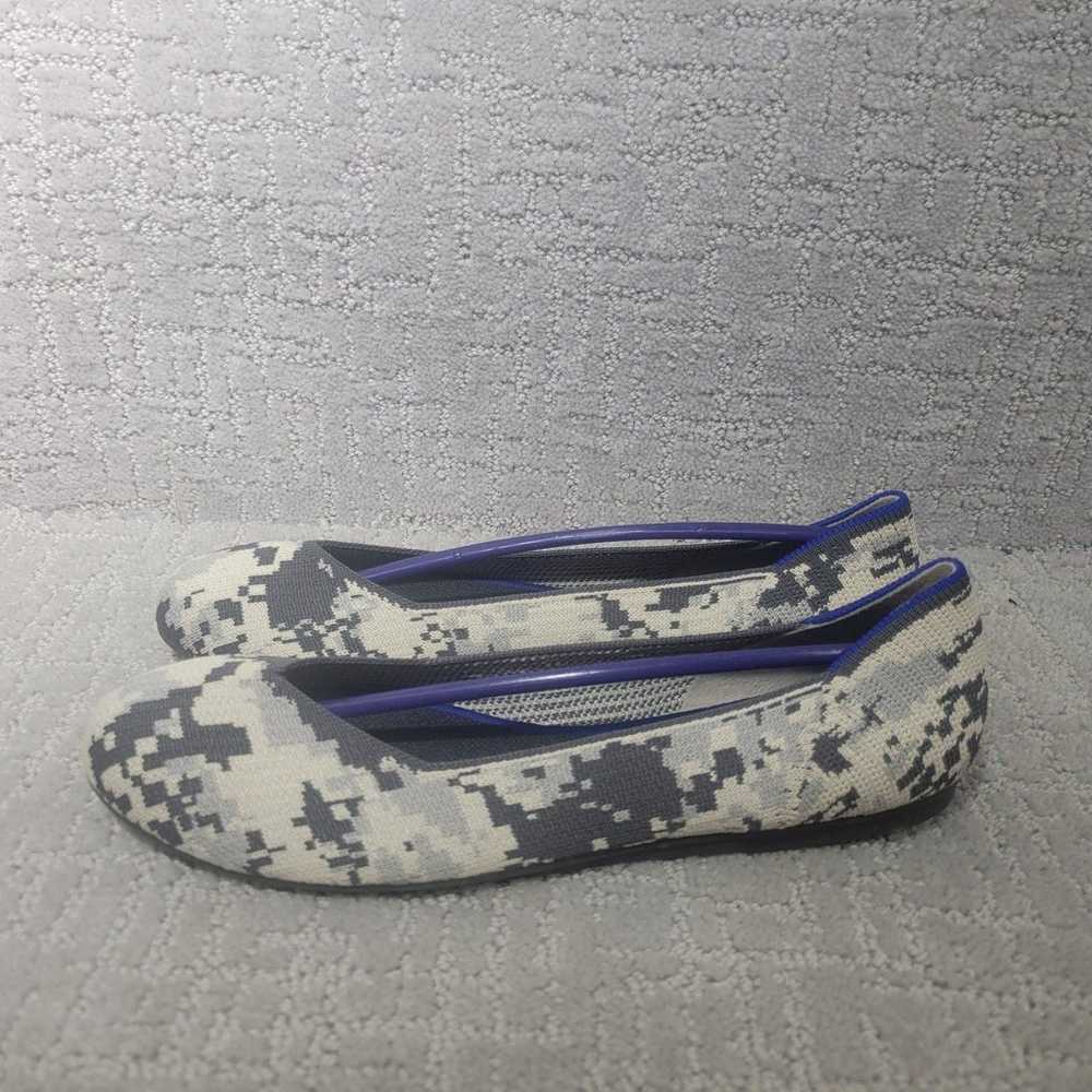 Rothy’s The Flat Women's Size 10 Ash Gray Camo Ro… - image 11