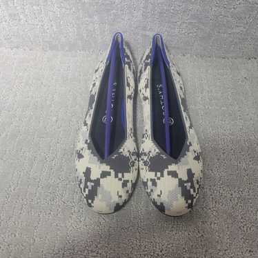 Rothy’s The Flat Women's Size 10 Ash Gray Camo Ro… - image 1