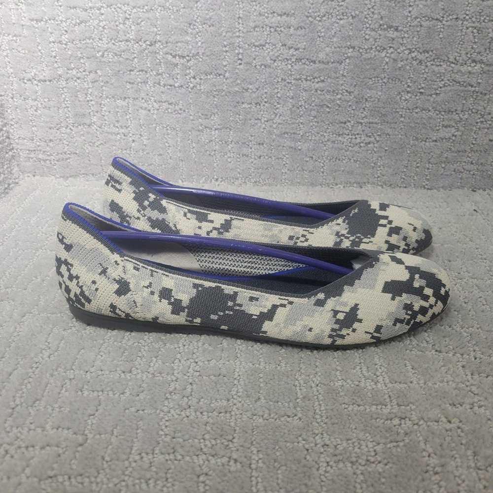 Rothy’s The Flat Women's Size 10 Ash Gray Camo Ro… - image 2