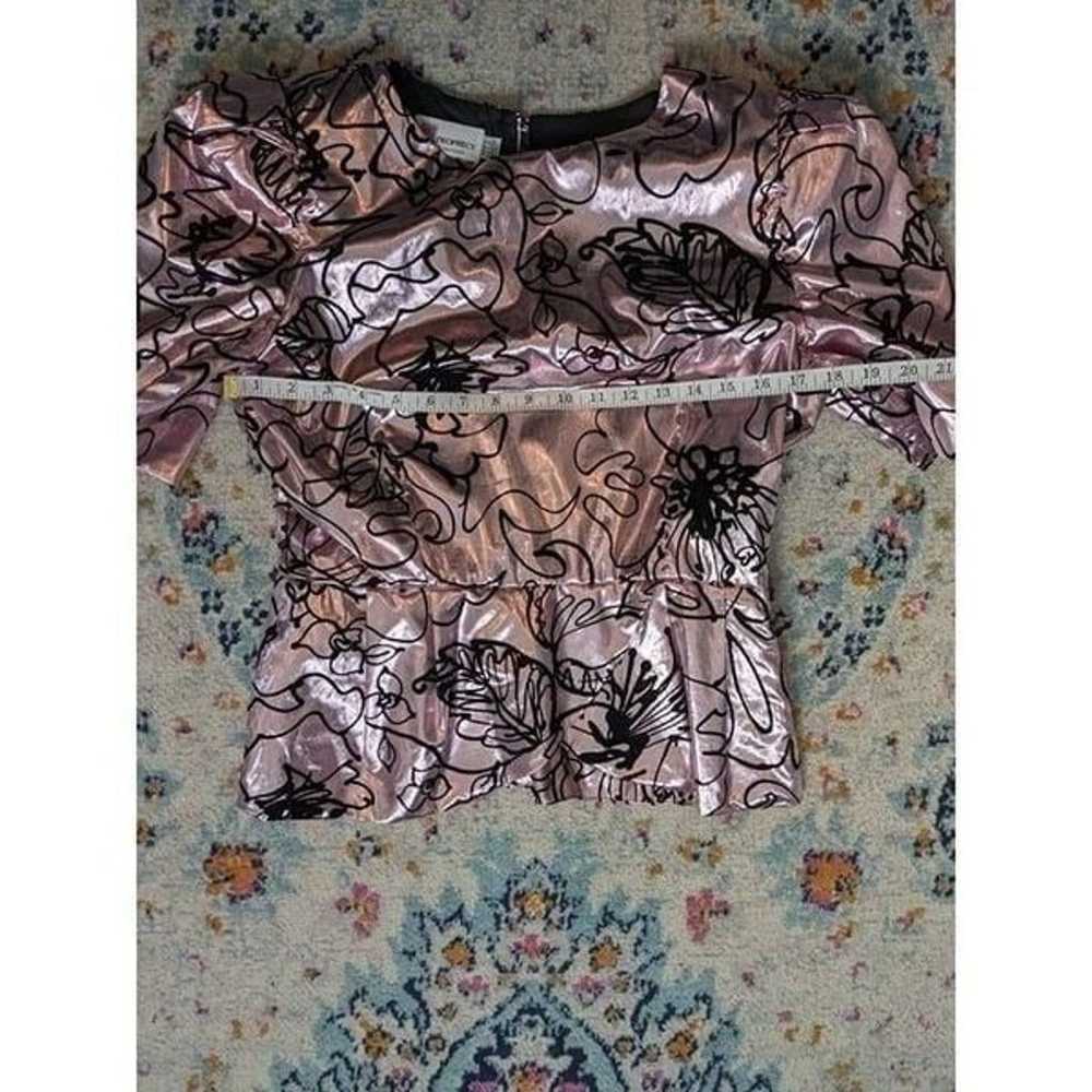 Vintage 1980's Prophecy Petites Pink Lame' and Ve… - image 5