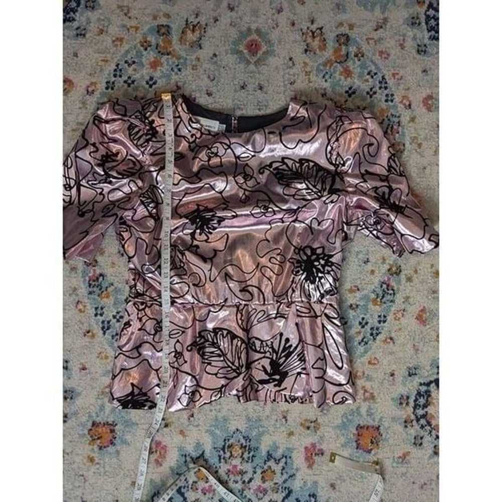 Vintage 1980's Prophecy Petites Pink Lame' and Ve… - image 7