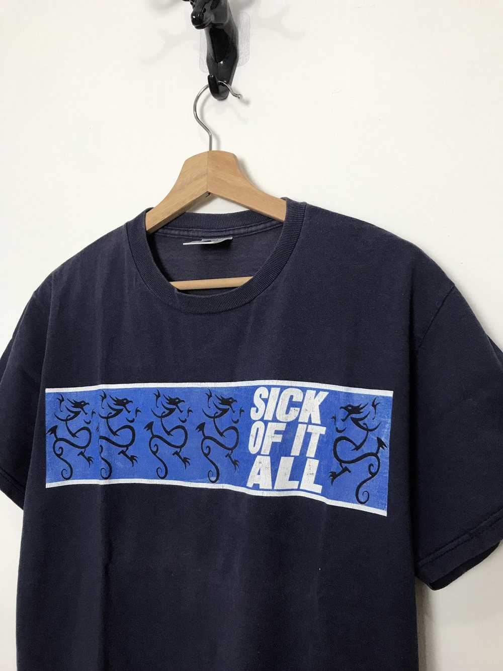 Band Tees × Vintage vintage late 90s sick of it a… - image 2