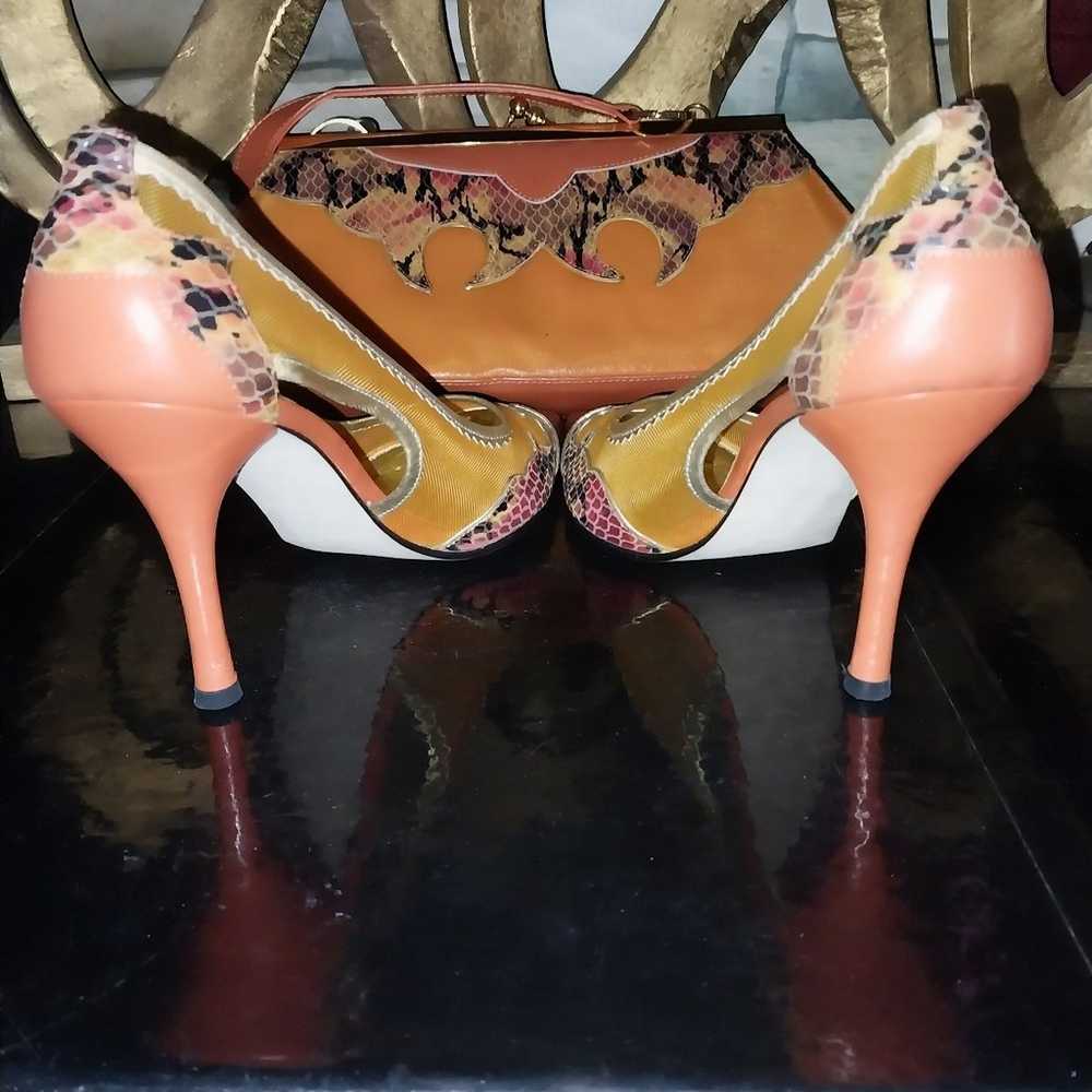 Heels and matching purse - image 2