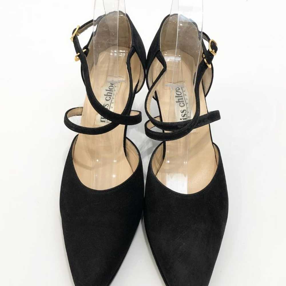 Miss Chloe Suede Cross Strap Pumps 36 1/2 - image 2