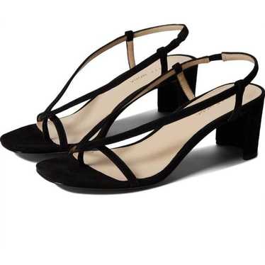 Pelle Moda Francis Black  Suede Heel Sandals Wome… - image 1