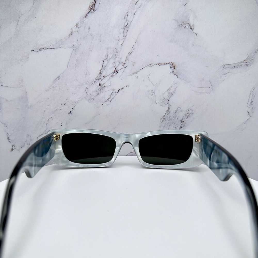 Gucci Gucci Black Sunglasses Square GG Gold Metal… - image 6