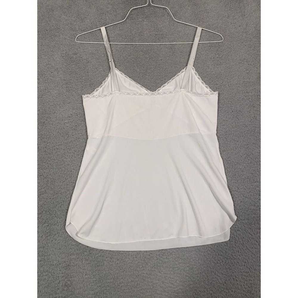 Vintage Shadowline White Nylon Camisole Adjustabl… - image 10