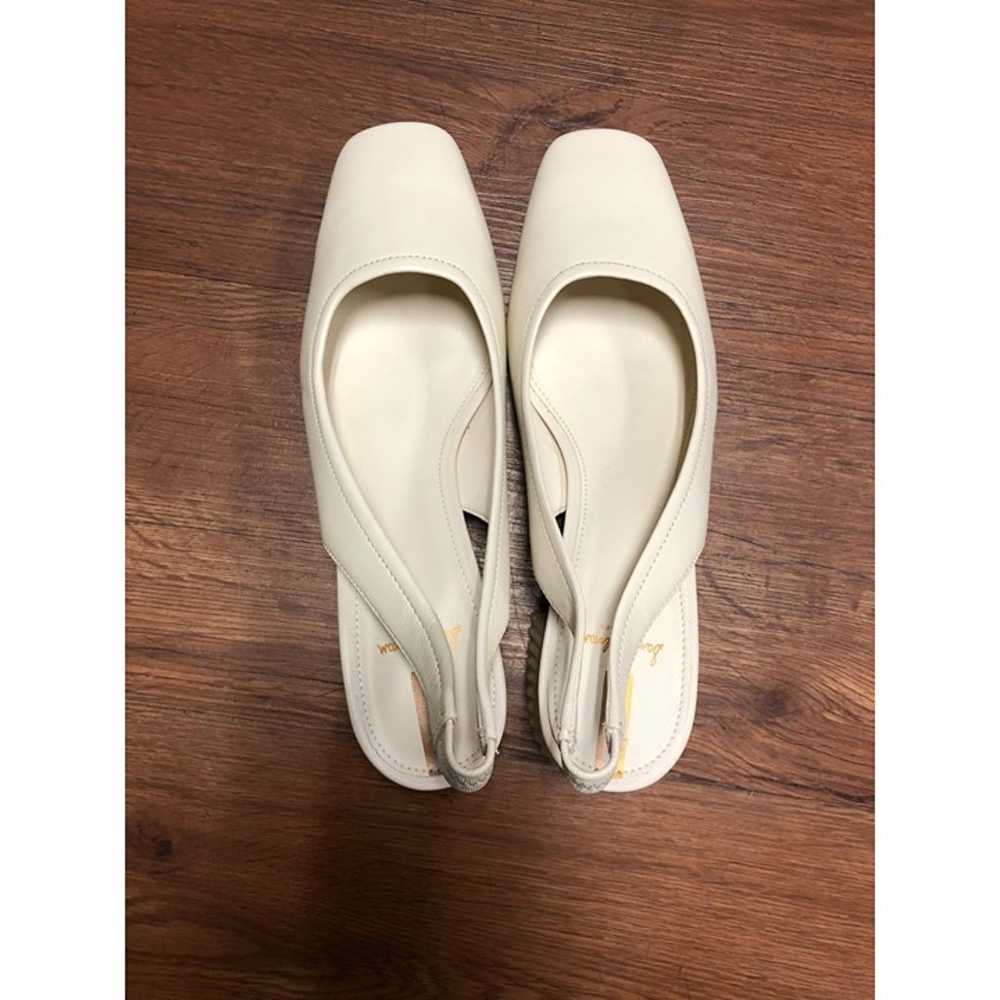 Sam Edelman Ivory Leather Slip On Slingback Sanda… - image 3