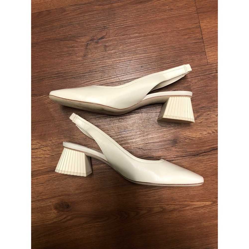 Sam Edelman Ivory Leather Slip On Slingback Sanda… - image 4