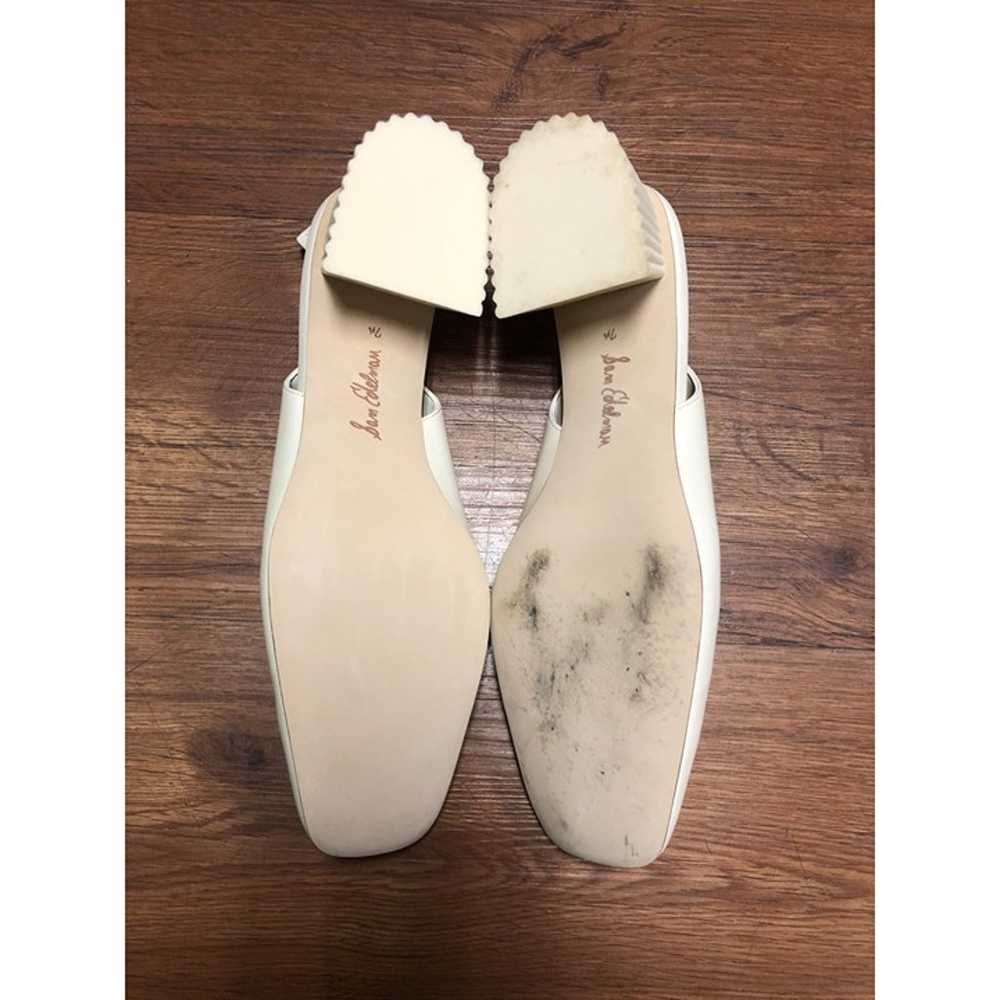 Sam Edelman Ivory Leather Slip On Slingback Sanda… - image 6