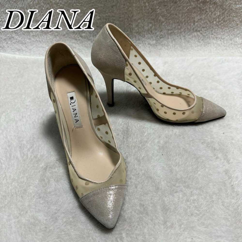 【DIANA】Pumps High Heels Dot Pattern Lace Mesh 21.… - image 1