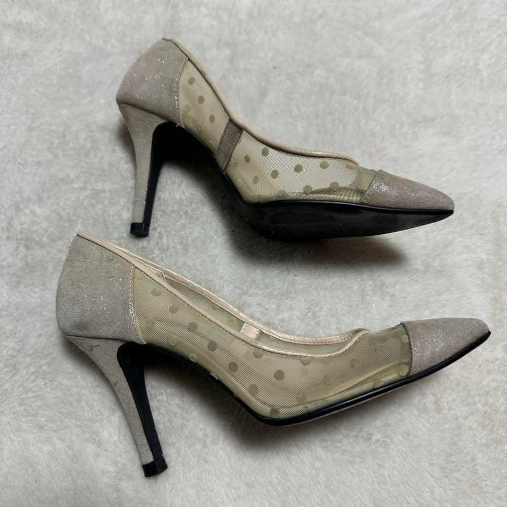 【DIANA】Pumps High Heels Dot Pattern Lace Mesh 21.… - image 4