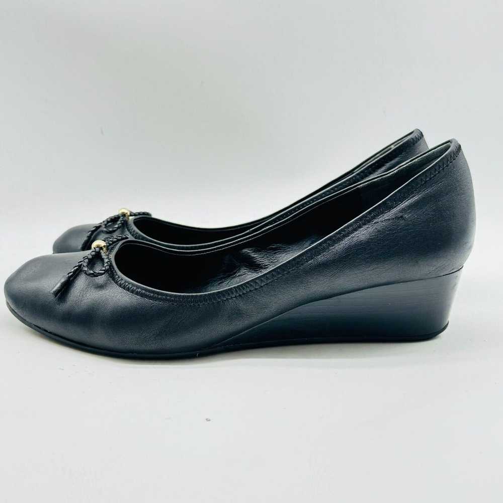 Cole Haan Shoes Womens 9.5 Black Leather Wedge He… - image 5