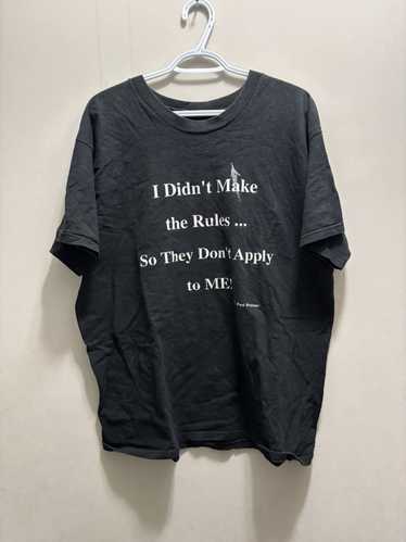 Streetwear × Vintage “I Didnt Make the Rules” Tee