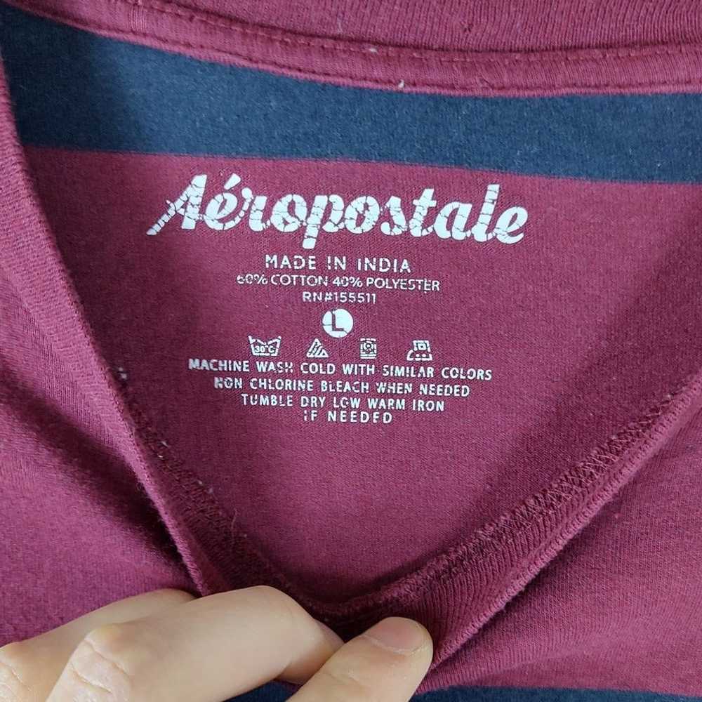 Aeropostale aeropostale mens preppy shirt size la… - image 3