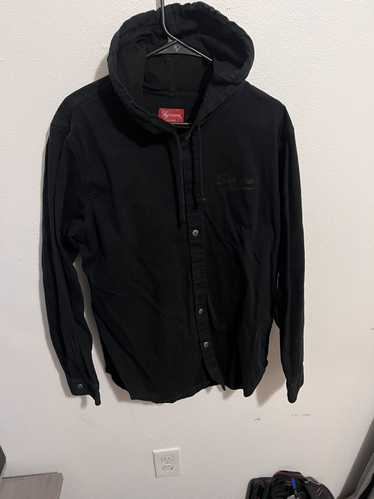 Supreme Supreme hooded button up - image 1