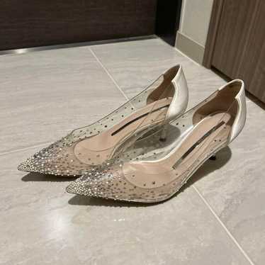 STACCATO Staccato Heel Pumps Clear Bijou Sparklin… - image 1