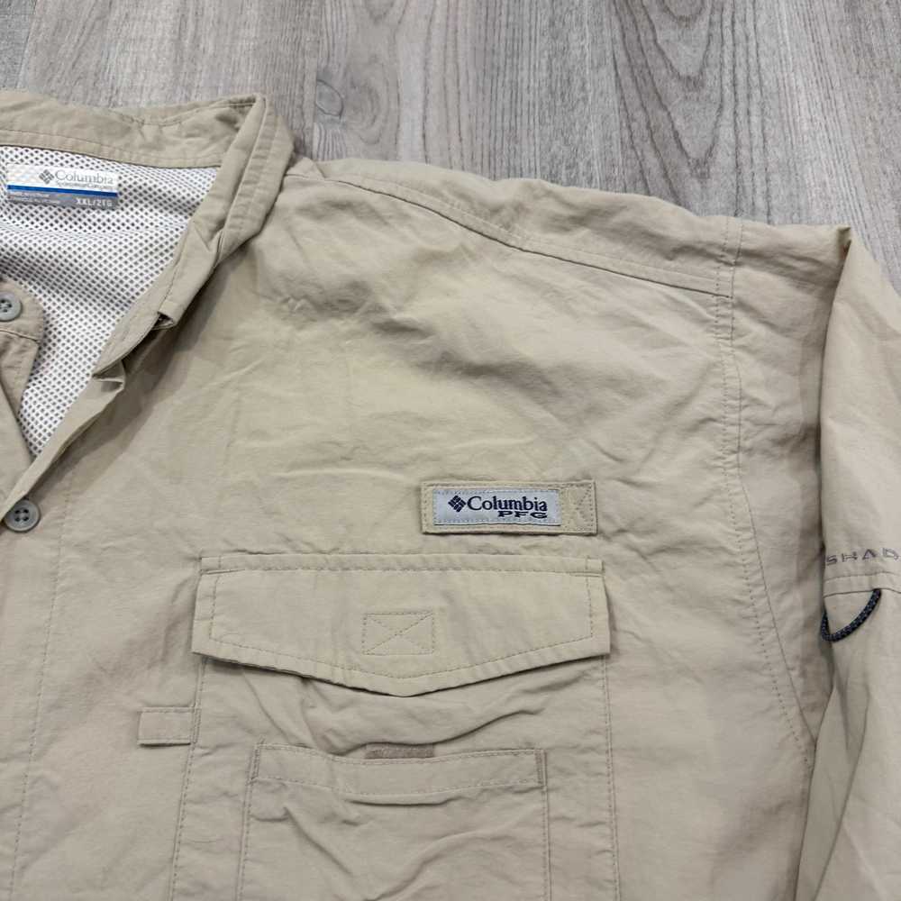 Columbia Columbia PFG Shirt Men's 2XL XXL Tan Lig… - image 3