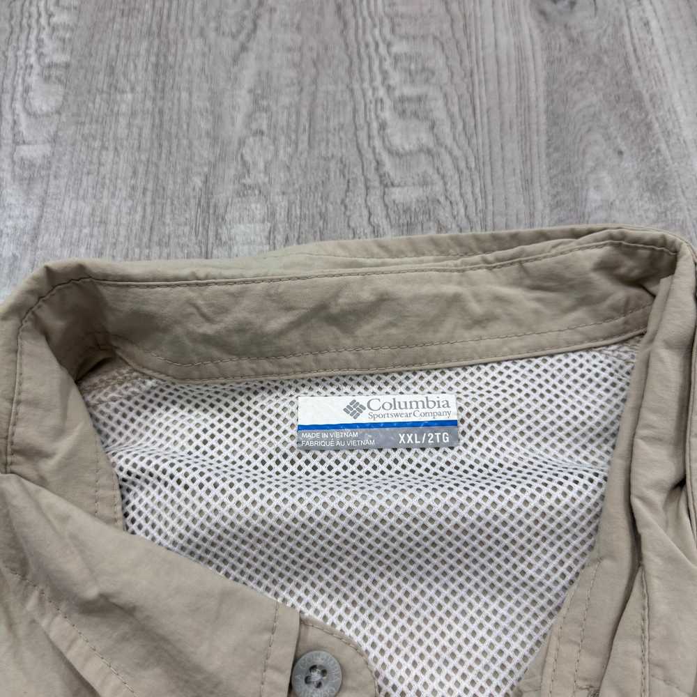 Columbia Columbia PFG Shirt Men's 2XL XXL Tan Lig… - image 4