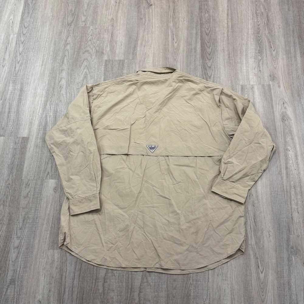 Columbia Columbia PFG Shirt Men's 2XL XXL Tan Lig… - image 6