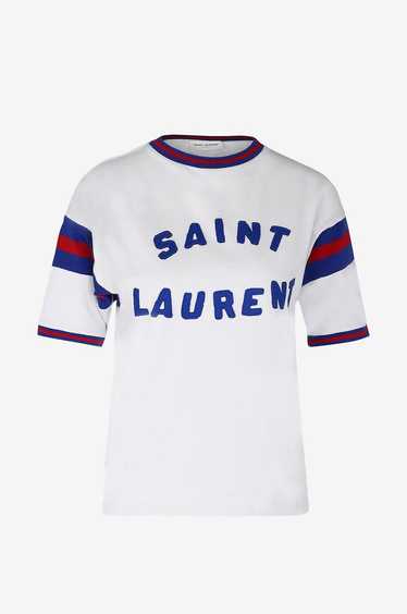 Saint Laurent Paris Logo Short Sleeve T-Shirt