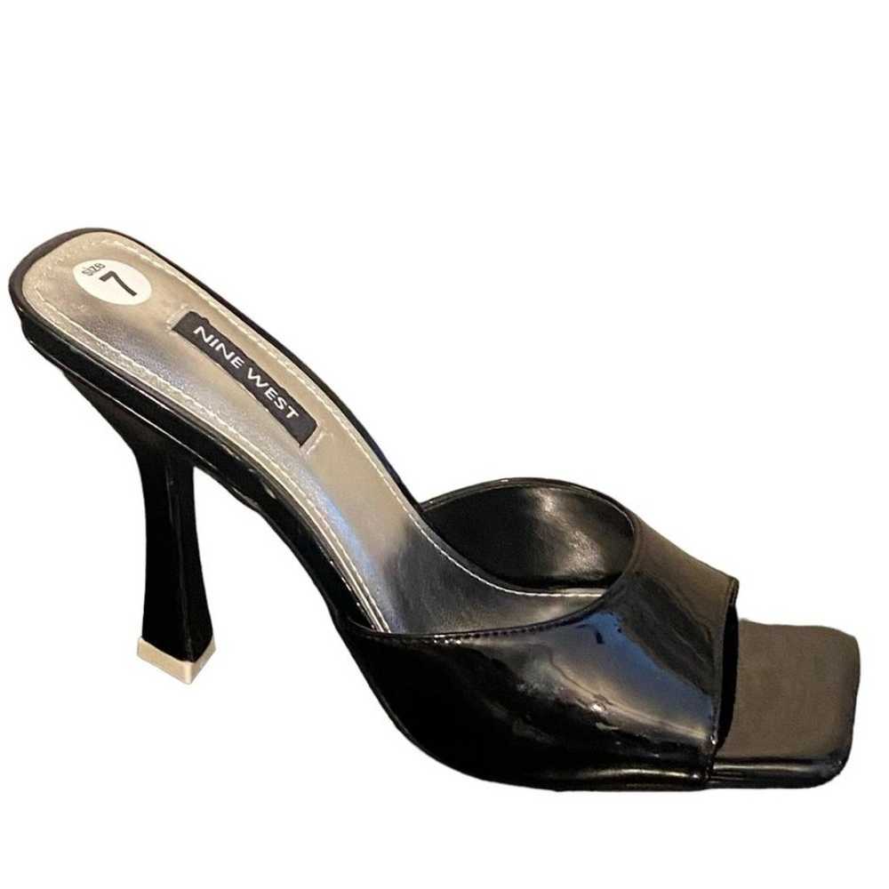 NEW Nine West Womens Aurea 3 Black Slip On Open T… - image 7