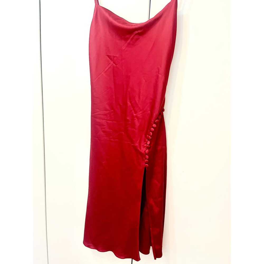 Non Signé / Unsigned Silk mid-length dress - image 2