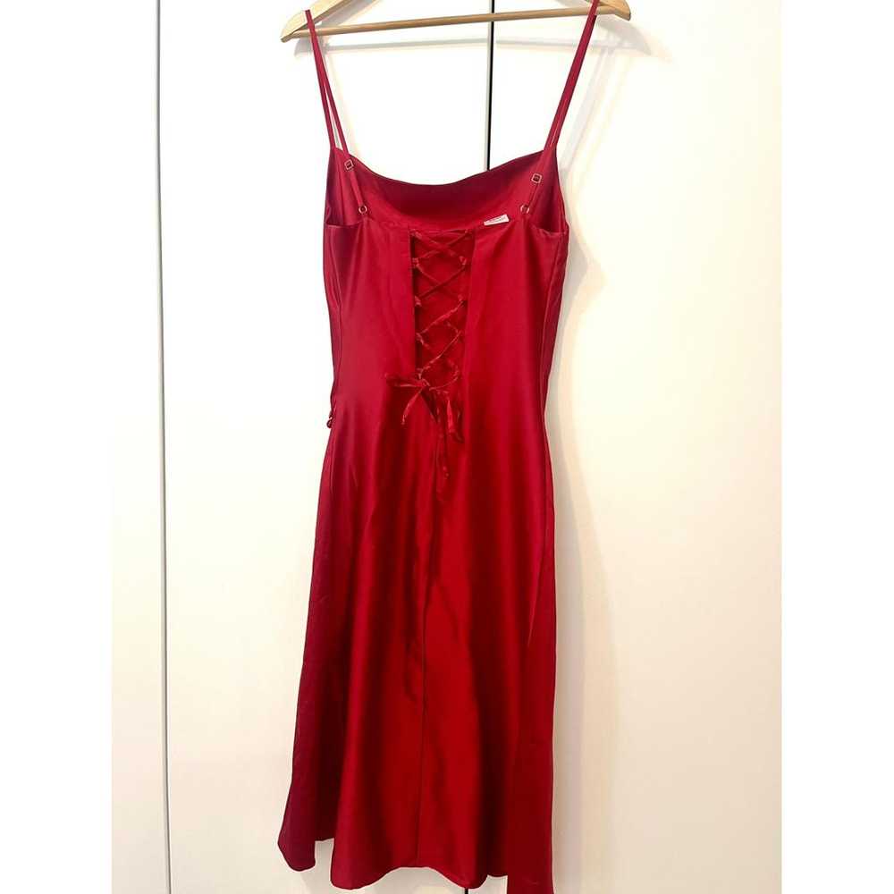 Non Signé / Unsigned Silk mid-length dress - image 5