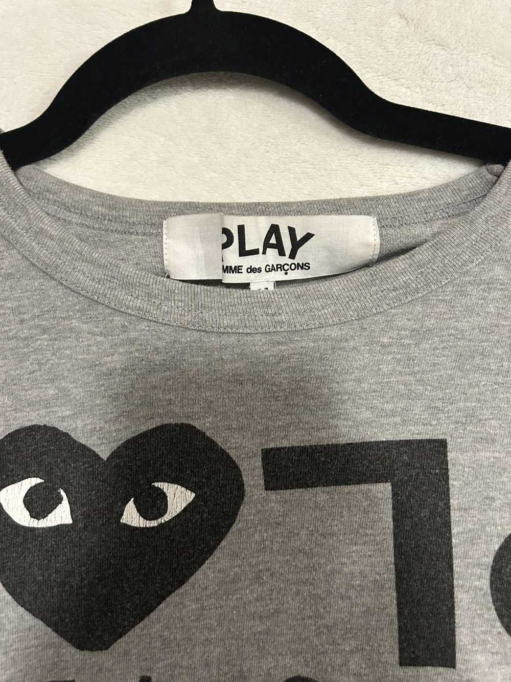 Comme Des Garcons Play CDG Play Inverted Text T-S… - image 2