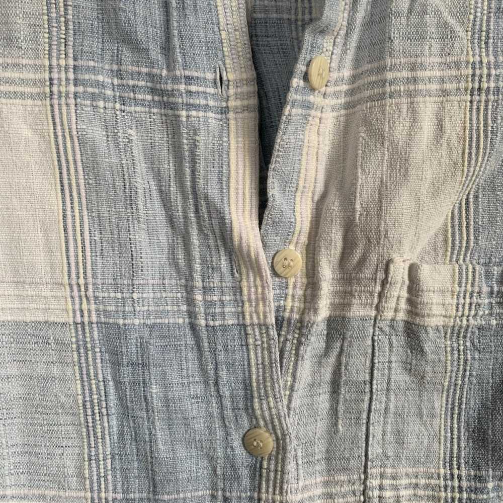 Vintage Lemon Grass 100% Cotton Button Down Shirt - image 3