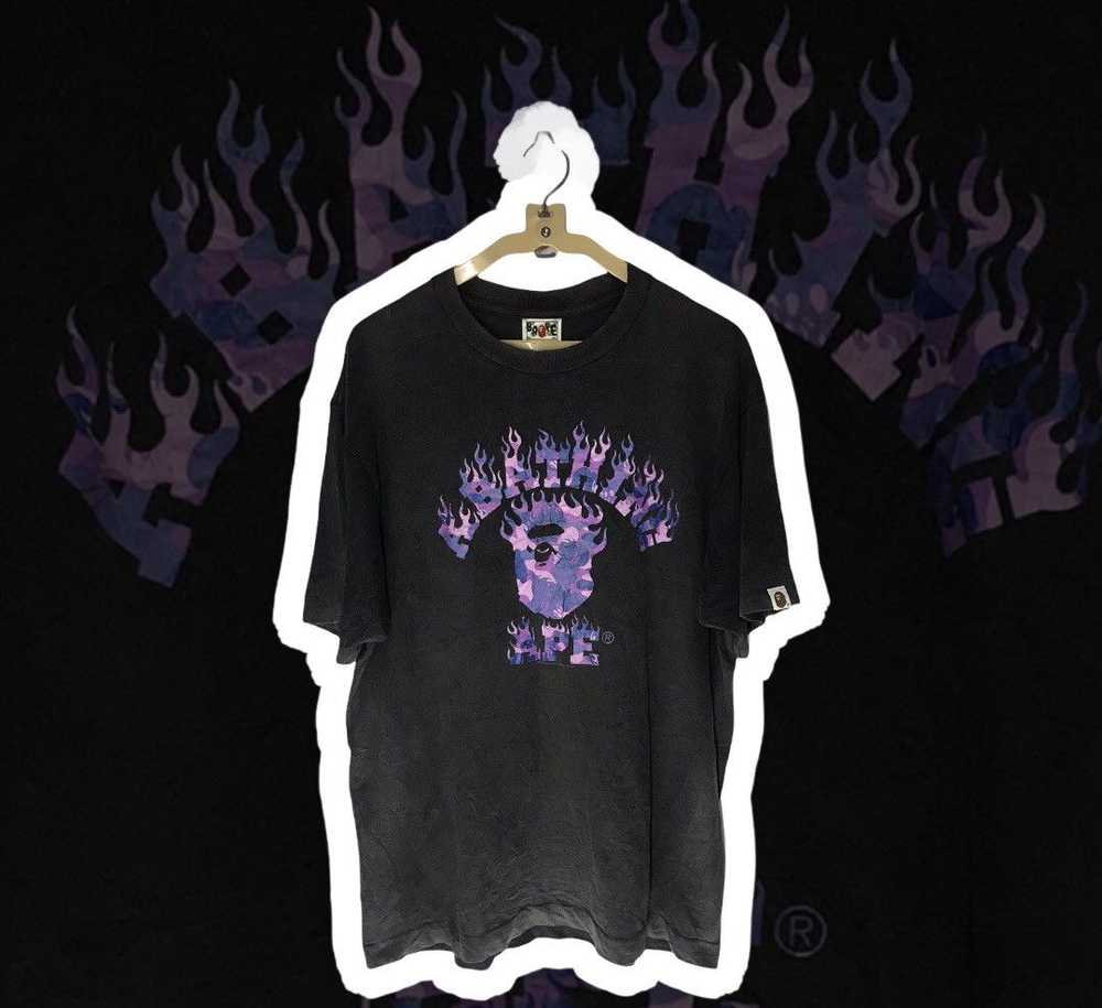 Bape Vintage a bathing ape flame spell camo distr… - image 1