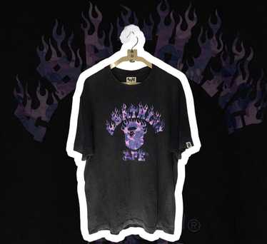 Bape Vintage a bathing ape flame spell camo distr… - image 1