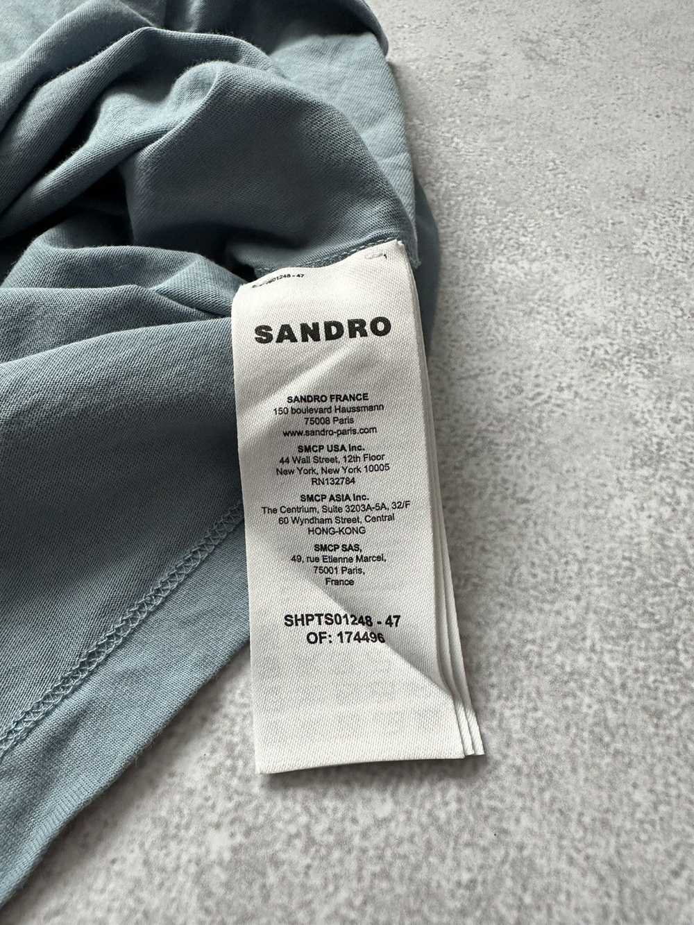 Luxury × Sandro × Streetwear T-shirt Sandro short… - image 4