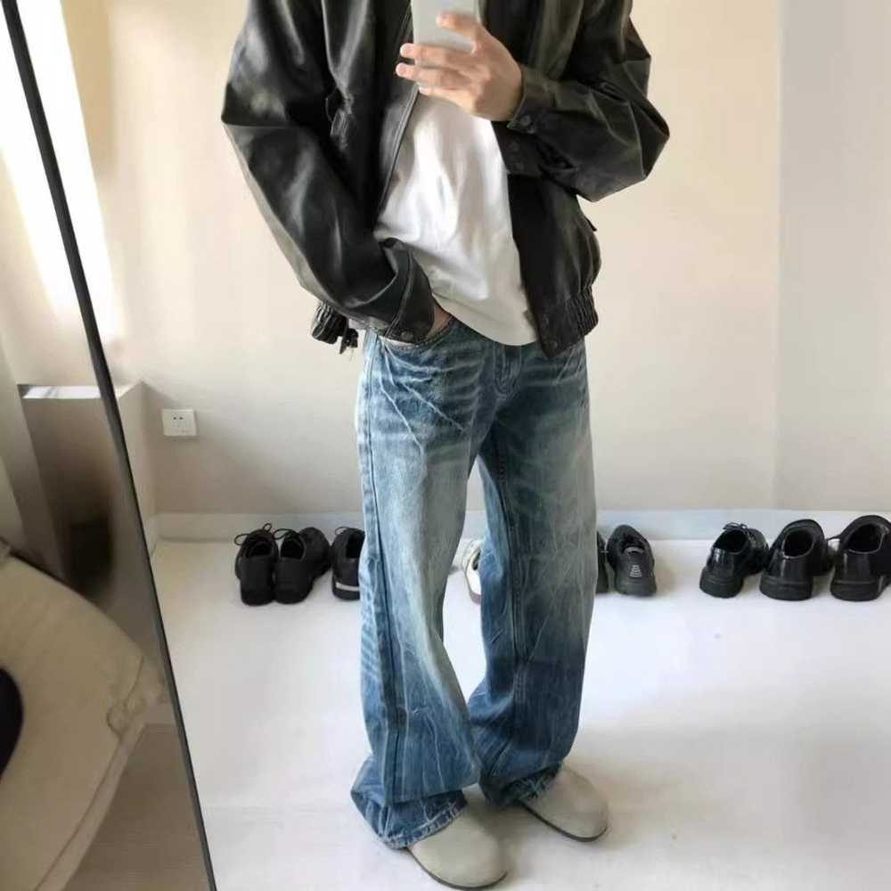 Japanese Brand × Jean × Streetwear Washed distres… - image 2